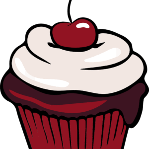 Cupcake with Red Velvet
