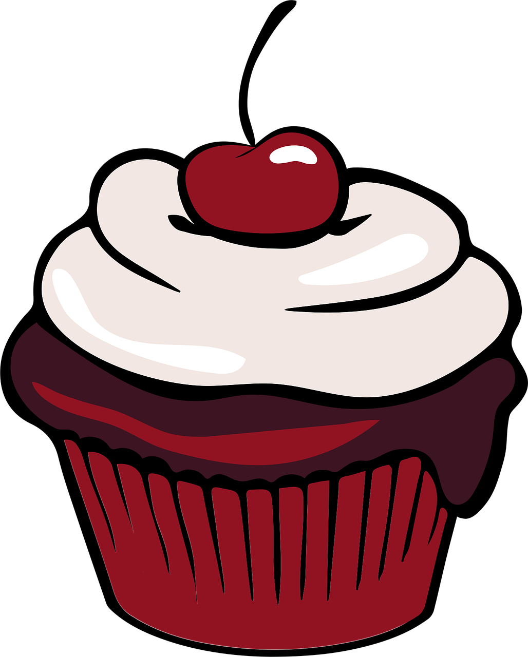 Cupcake with Red Velvet